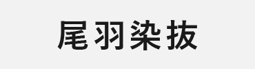 2015：黒羽（尾羽染抜）