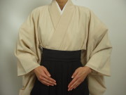 縞紗ベージュ 女性用