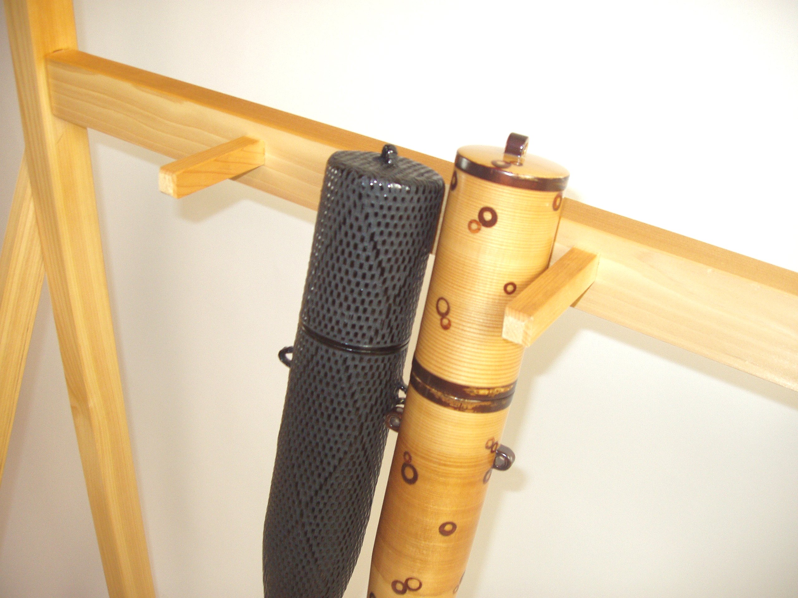 弓矢立て矢筒アップ